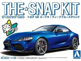 Aoshima - The Snap Kit Toyota GB Supra / Deep Blue Metallic, 1/32, 05889 cena un informācija | Konstruktori | 220.lv