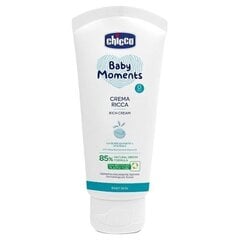 Питательный крем Chicco Baby Moments, 100 мл цена и информация | Косметика для мам и детей | 220.lv