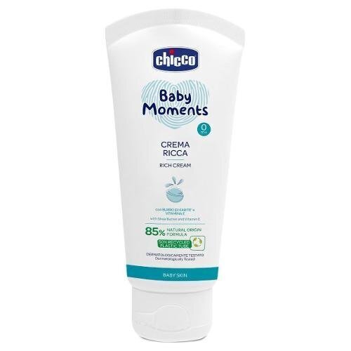 CHICCO Bagātināts krēms Baby Moments, 100ml cena un informācija | Bērnu kosmētika, līdzekļi jaunajām māmiņām | 220.lv