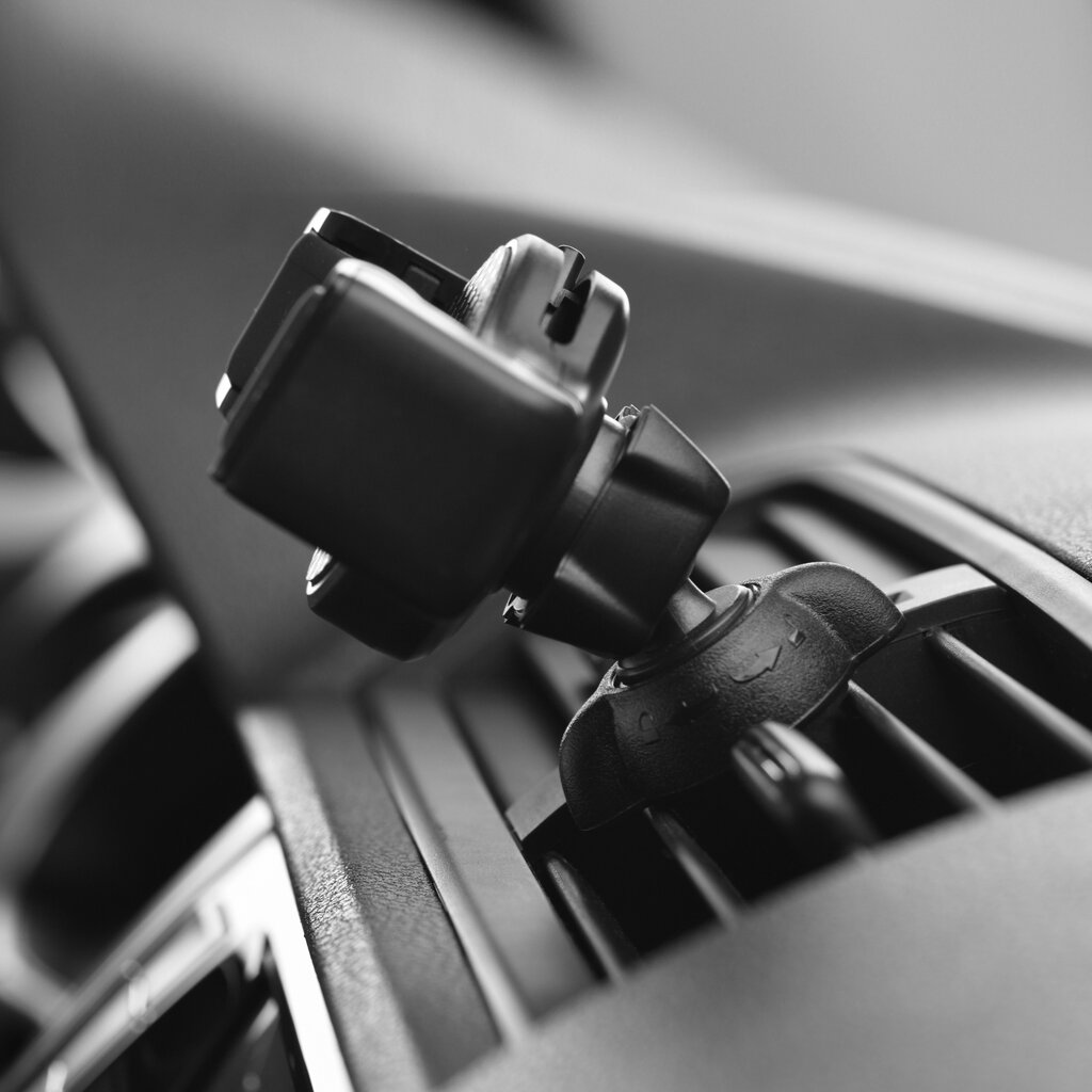 Forcell automašīas turētājs viedtālrunim, kas stiprinās ventilācijas lūka. (karbona) cena un informācija | Auto turētāji | 220.lv