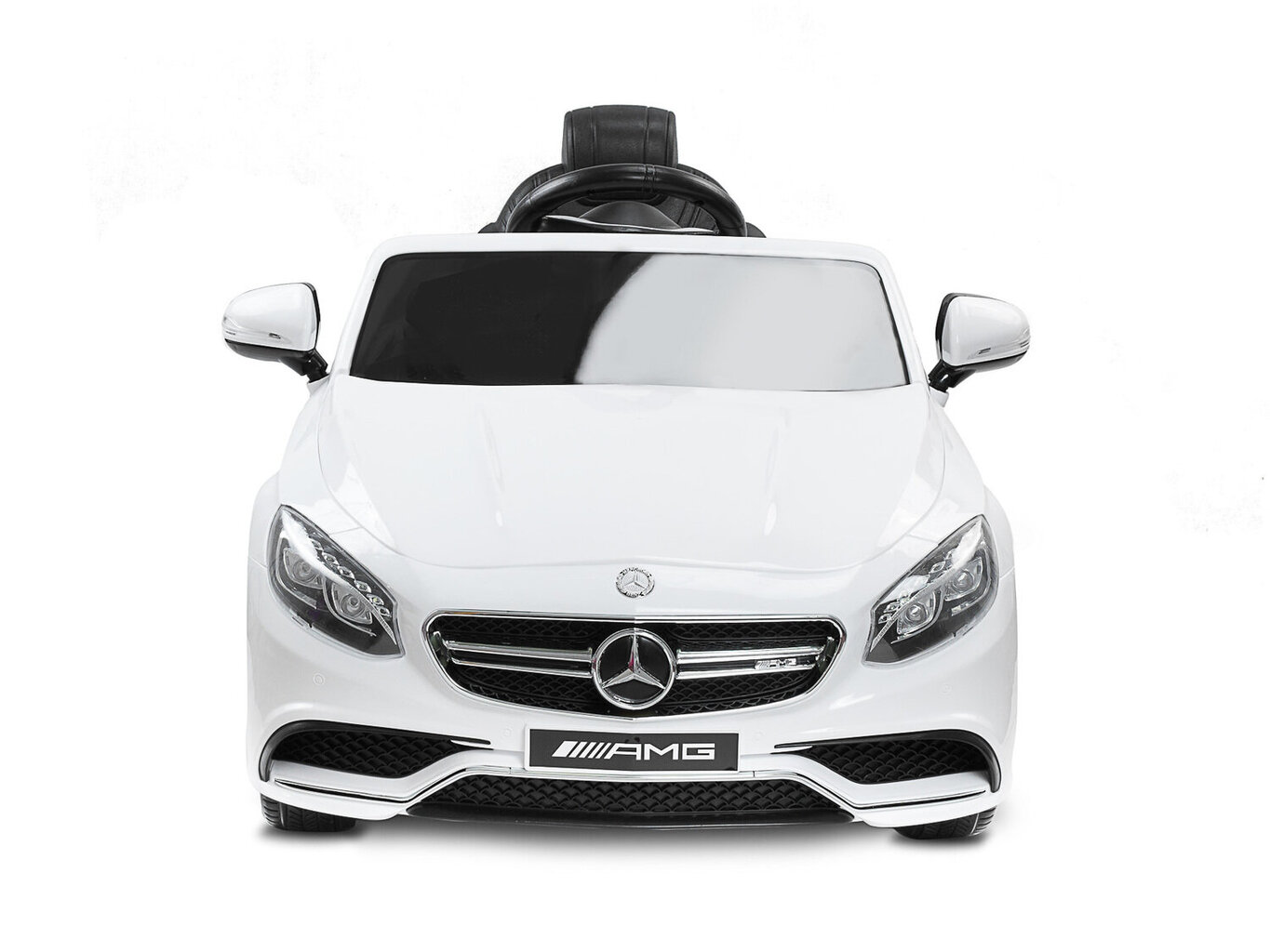 Ar akumulatoru darbināma automašīna Toyz Mercedes AMG S63, balta cena un informācija | Rotaļlietas zīdaiņiem | 220.lv