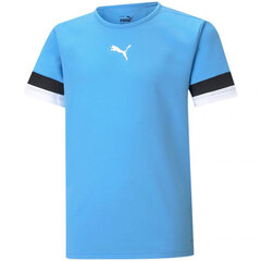 Футболка для детей Puma teamRISE Jersey Jr синяя 704938 18 цена и информация | Рубашки для мальчиков | 220.lv