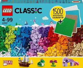 11717 LEGO® Classic Klucīši, klucīši, pamatnes цена и информация | Конструкторы и кубики | 220.lv