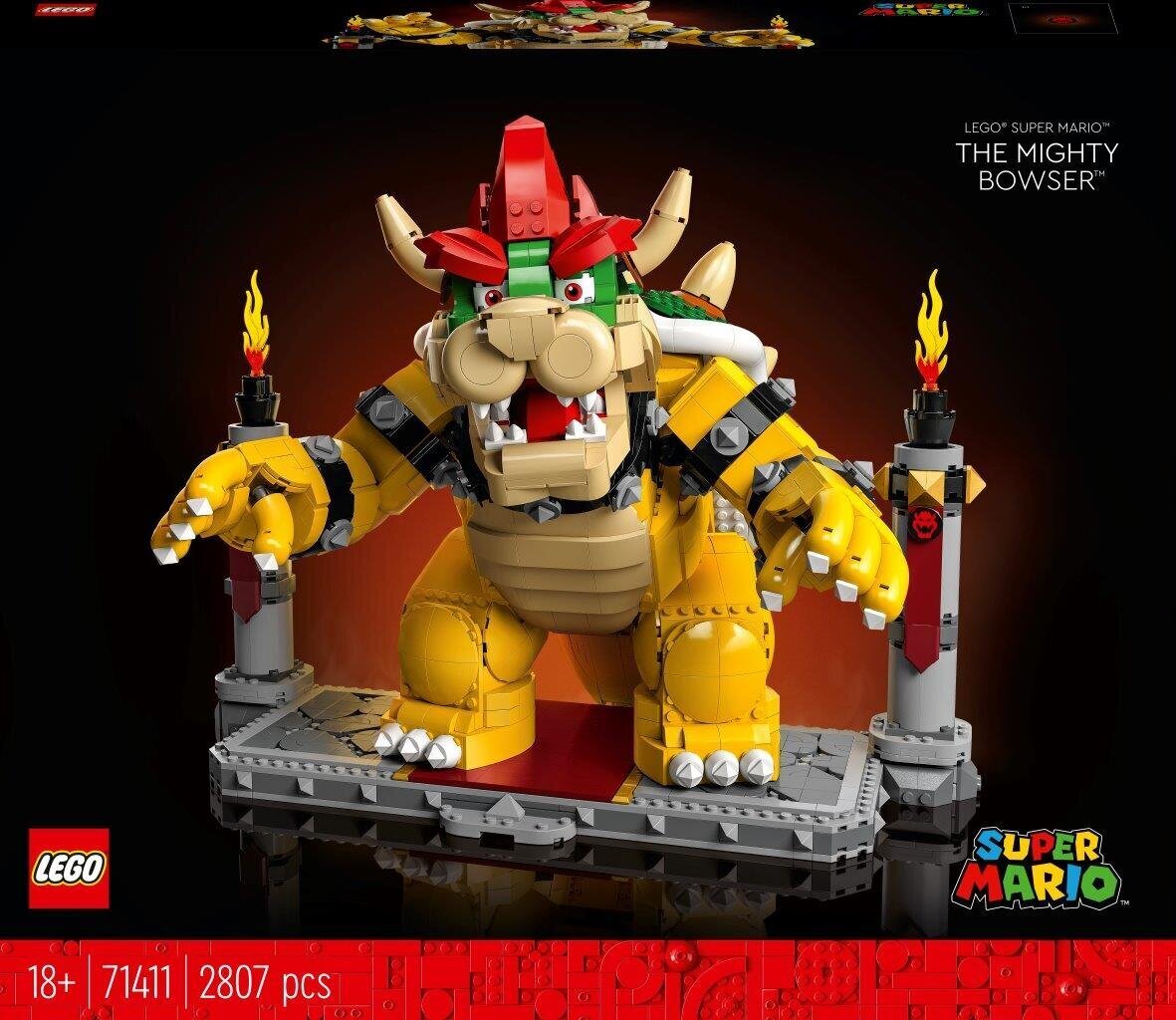 71411 LEGO® Super Mario Могучий Bowser™ цена | 220.lv