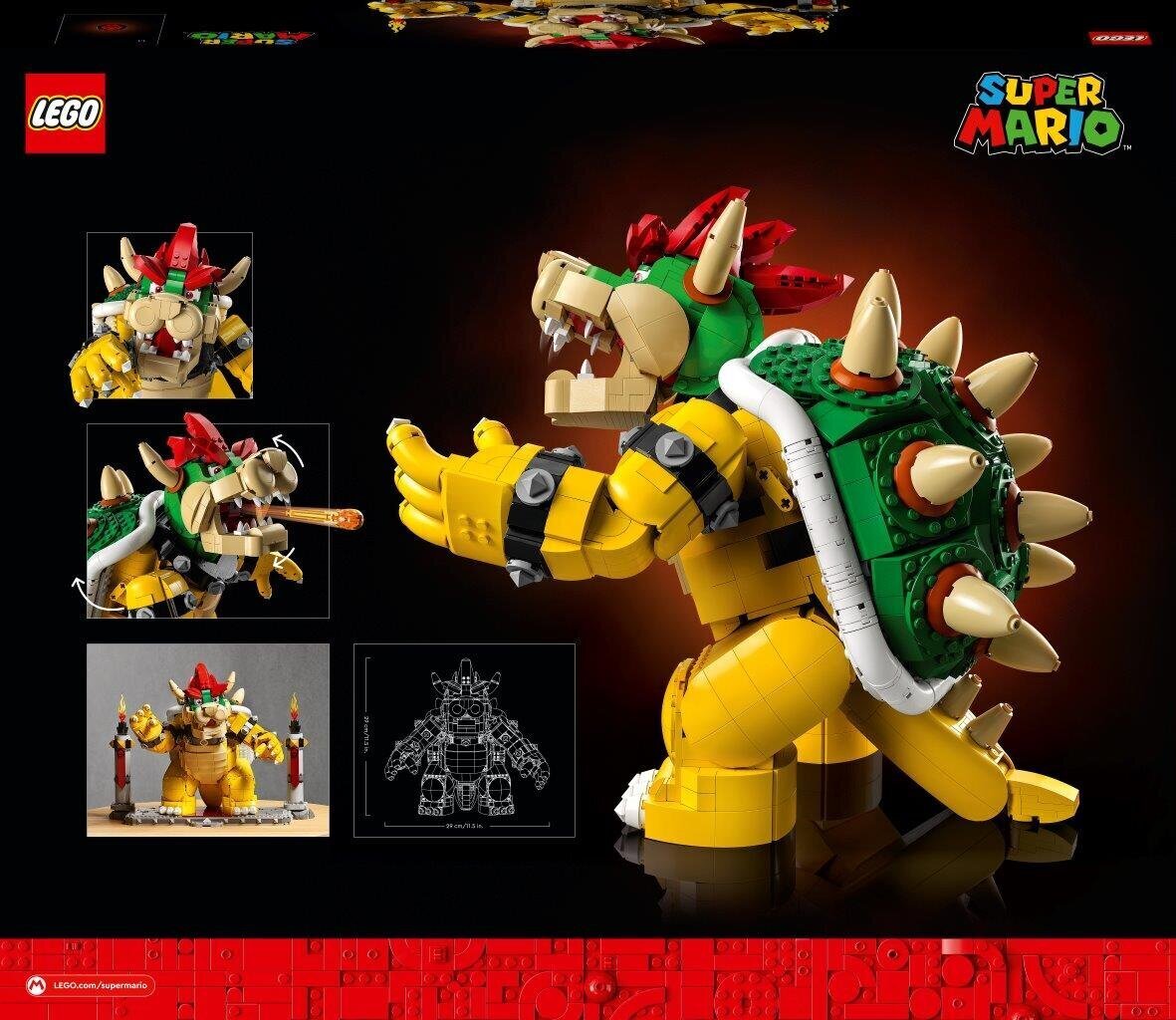 71411 LEGO® Super Mario Могучий Bowser™ цена | 220.lv