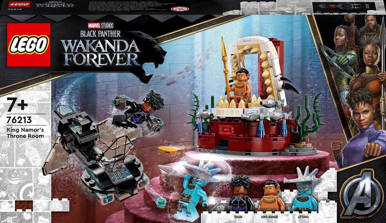 76213 LEGO® Marvel Super Heroes karaļa Namoro troņa zāle cena un informācija | Konstruktori | 220.lv