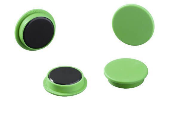 Tāfeles magnēti 32mm (20gab), zaļi cena un informācija | Kancelejas preces | 220.lv