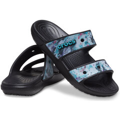 Crocs™ Classic Tie Dye Graphic Sandal 166808 cena un informācija | Iešļūcenes, čības sievietēm | 220.lv