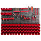 Darbnīcas plaukts sienas plaukts 1152 x 780 mm kraušanas kastes sarkans melns instrumentu turētājs uzglabāšanas tvertnes plauktu sistēma Schütte Box (63 kastes sarkanas) cena un informācija | Instrumentu kastes | 220.lv
