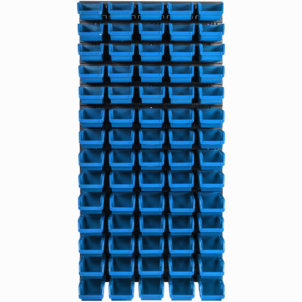 Uzglabāšanas sistēmas sienas plaukts 576 x 1170 mm | 70 gab. kastes | Kraušanas kastes, teknes plaukts, uzglabāšanas tvertnes | Īpaši spēcīgi sienu paneļi | Paplašināms plaukts | Darbnīcas plaukti, noliktavas plaukti, darbnīcas sienas plaukti, plug-in pla цена и информация | Instrumentu kastes | 220.lv