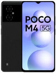 Xiaomi Poco M4 5G 4/64GB MZB0BEXEU Power Black cena un informācija | Mobilie telefoni | 220.lv