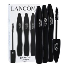 Skropstu tušu komplekts Lancome Mascara Hypnose Drama 3 x 6,5 ml, 01 Excessive Black cena un informācija | Acu ēnas, skropstu tušas, zīmuļi, serumi | 220.lv