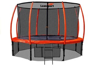 Батут Lean Sport Best, 427 см, оранжевый цена и информация | Батуты | 220.lv