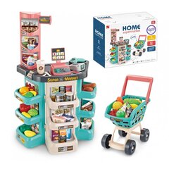 Детский магазин с тележкой и другими аксессуарами - Woopie цена и информация | Развивающие игрушки | 220.lv