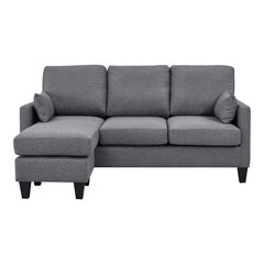Dīvāns-gulta Astan Hogar Chaise Lounge, pelēks cena un informācija | Dīvāni | 220.lv