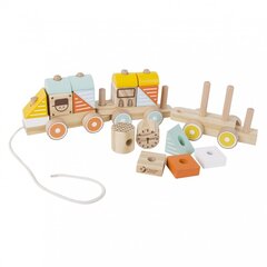 Деревянный поезд - Мир классики цена и информация | Игрушки для малышей | 220.lv