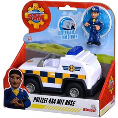 Policijas automašīna ar figūrām - Ugunsdzēsējs Sems cena un informācija | Rotaļlietas zēniem | 220.lv