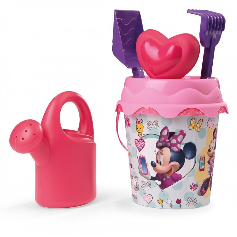 Smilšu un ūdens komplekts - Disney Minnie Mouse, rozā krāsā cena un informācija | Ūdens, smilšu un pludmales rotaļlietas | 220.lv