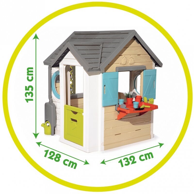 Bērnu dārza māja - Smoby cena un informācija | Bērnu rotaļu laukumi, mājiņas | 220.lv