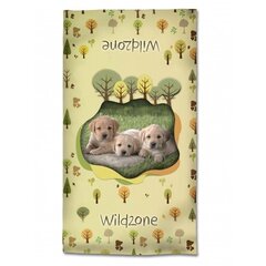Детское банное полотенце Wildzone с изображением щенков, 60 x 110 см цена и информация | Полотенца | 220.lv