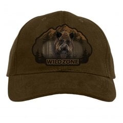 Cepure ar nagu un mežacūkas attēlu Wildzone cena un informācija | Vīriešu cepures, šalles, cimdi | 220.lv