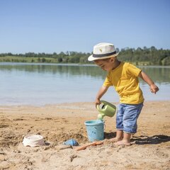 Smoby spainis ar smilšu piederumiem un bioplastmasas lejkannu cena un informācija | Ūdens, smilšu un pludmales rotaļlietas | 220.lv