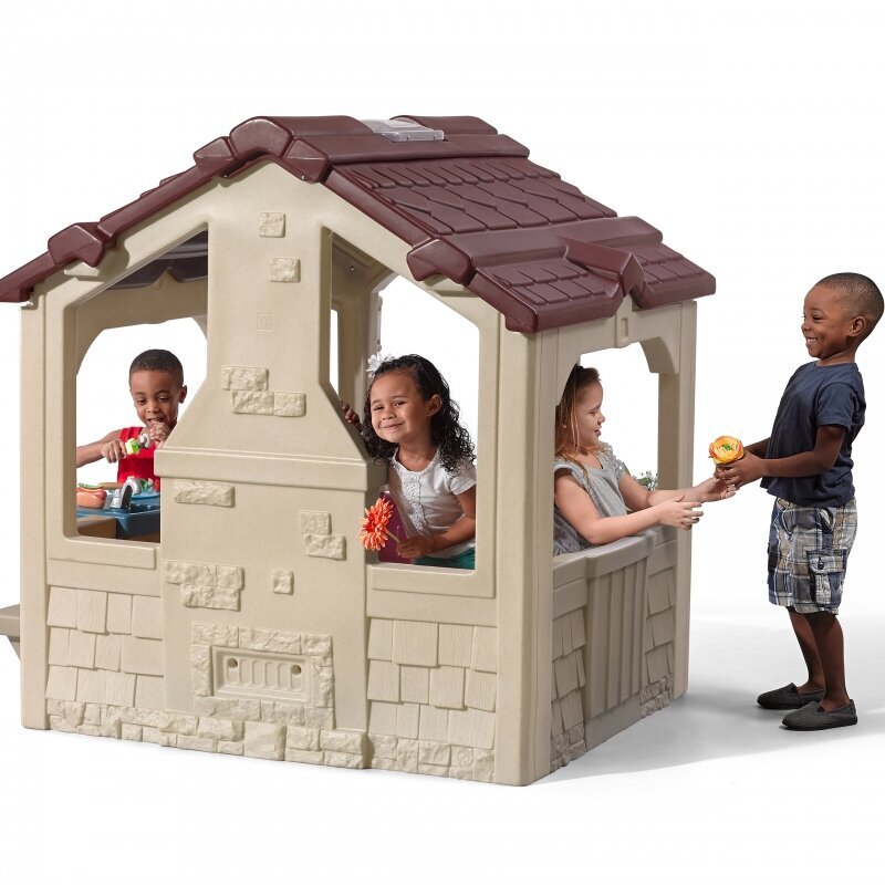 Liela dārza māja - Step2, 147x149x127 cena un informācija | Bērnu rotaļu laukumi, mājiņas | 220.lv