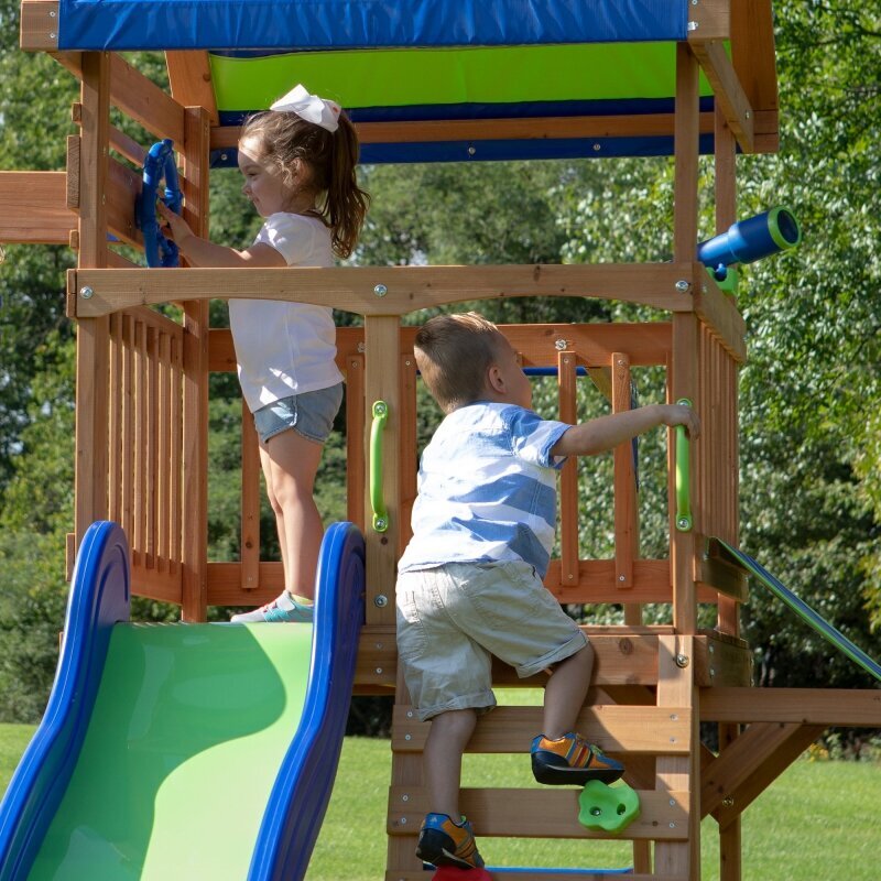 Liels koka rotaļu laukums - Backyard Discovery cena un informācija | Bērnu rotaļu laukumi, mājiņas | 220.lv