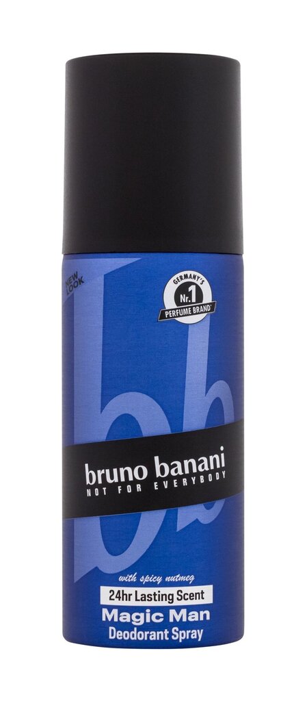 Izsmidzināms dezodorants Bruno Banani Magic Men vīriešiem, 150 ml цена и информация | Parfimēta vīriešu kosmētika | 220.lv