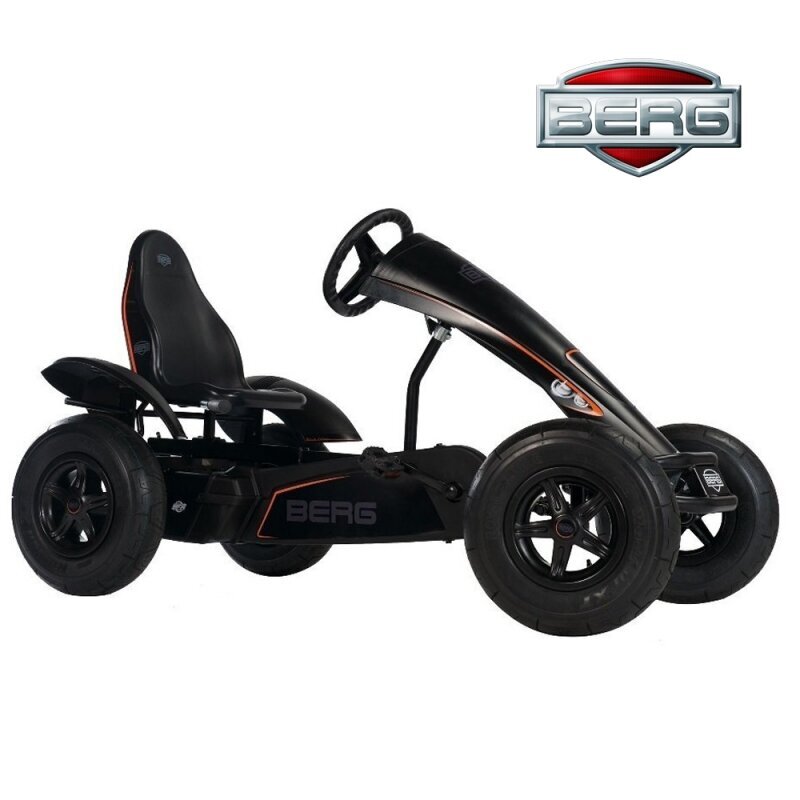 Kartings ar pedāļiem - Black Edition BFR, melns cena un informācija | Rotaļlietas zēniem | 220.lv