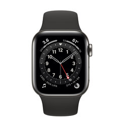 Apple Watch Series 6 40mm Graphite Stainless Steel (Atjaunots A) cena un informācija | Viedpulksteņi (smartwatch) | 220.lv