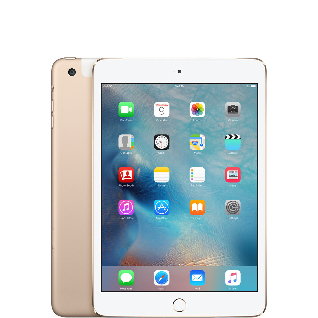 iPad mini 4 7.9" 32GB WiFi + Cellular, zelta (lietots, stāvoklis A) цена и информация | Planšetdatori | 220.lv