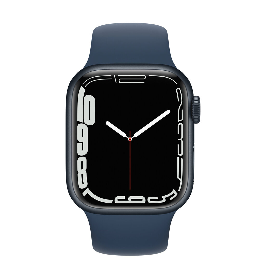 Apple Watch Series 7 41mm GPS, Midnight (lietots, stāvoklis A) цена и информация | Viedpulksteņi (smartwatch) | 220.lv