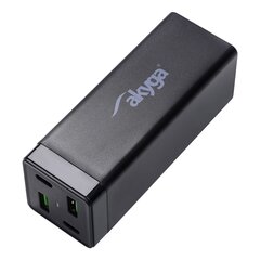 Akyga AK-CH-17 mobile device charger Black Indoor cena un informācija | Lādētāji un adapteri | 220.lv