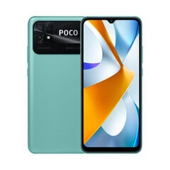 Xiaomi Poco C40 4/64GB Coral Green cena un informācija | Mobilie telefoni | 220.lv