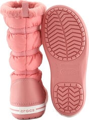 Сапоги женские Crocs™ Crocband Boot Women's, розовые цена и информация | Женские сапоги | 220.lv