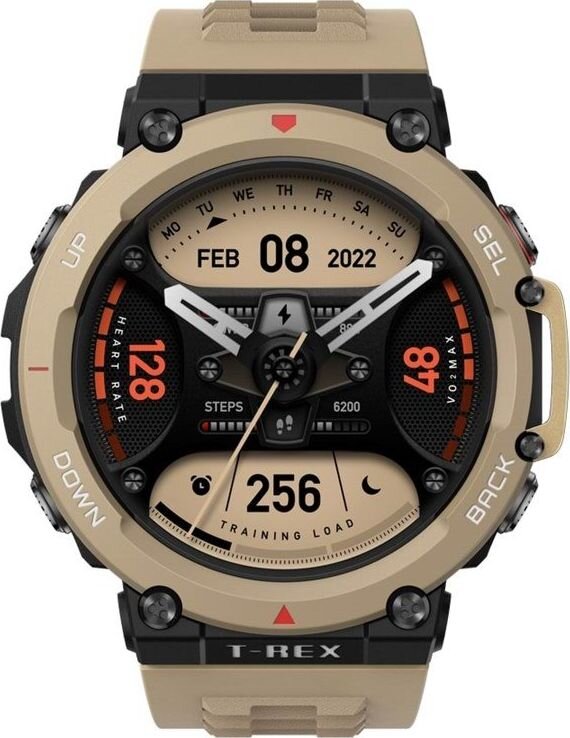 Amazfit T-Rex 2 Desert Khaki цена и информация | Viedpulksteņi (smartwatch) | 220.lv