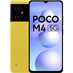 Xiaomi Poco M4 5G 6/128GB MZB0BF7EU Yellow цена и информация | Мобильные телефоны | 220.lv