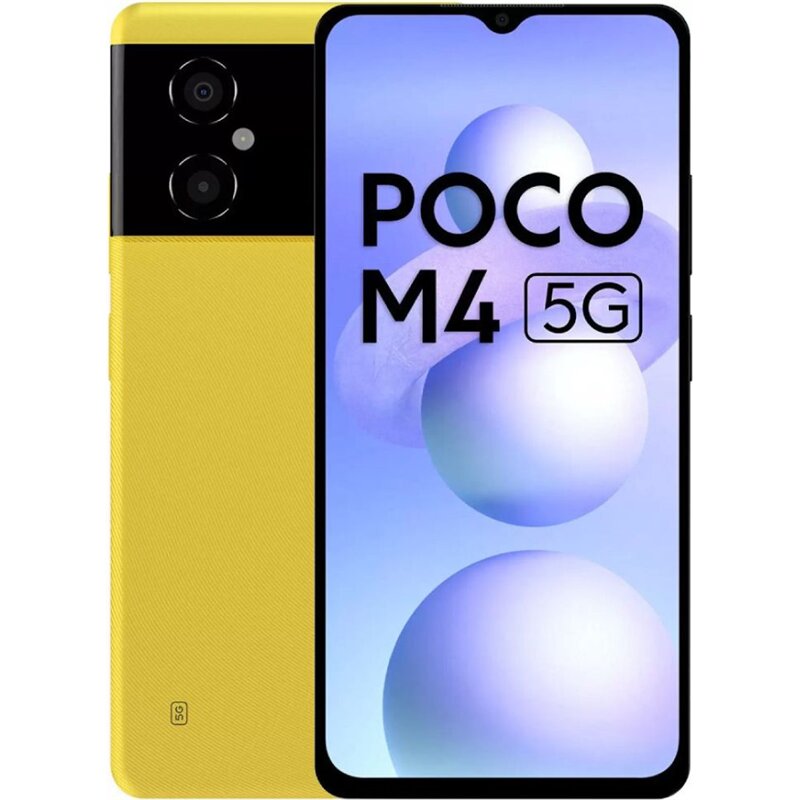 Xiaomi Poco M4 5G 6/128GB MZB0BF7EU Yellow cena un informācija | Mobilie telefoni | 220.lv