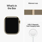 Apple Watch Series 8 GPS + Cellular 45mm Gold Stainless Steel Case ,Gold Milanese Loop MNKQ3EL/A LV-EE цена и информация | Viedpulksteņi (smartwatch) | 220.lv