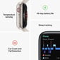 Apple Watch Series 8 GPS + Cellular 45mm Graphite Stainless Steel Case ,Midnight Sport Band - MNKU3EL/A LV-EE цена и информация | Viedpulksteņi (smartwatch) | 220.lv