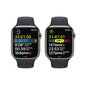 Apple Watch Series 8 GPS + Cellular 45mm Graphite Stainless Steel Case ,Midnight Sport Band - MNKU3EL/A LV-EE цена и информация | Viedpulksteņi (smartwatch) | 220.lv