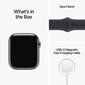 Apple Watch Series 8 GPS + Cellular 45mm Graphite Stainless Steel Case ,Midnight Sport Band - MNKU3EL/A LV-EE цена и информация | Viedpulksteņi (smartwatch) | 220.lv