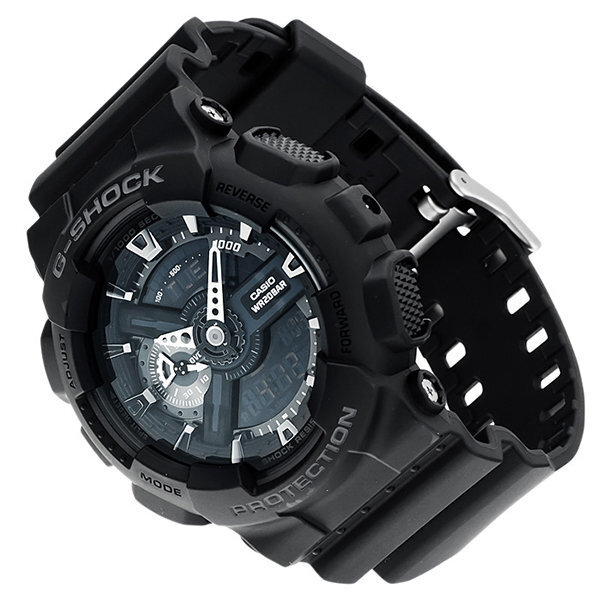 Rokas pulkstenis Casio G-SHOCK GA-110-1BER cena un informācija | Vīriešu pulksteņi | 220.lv