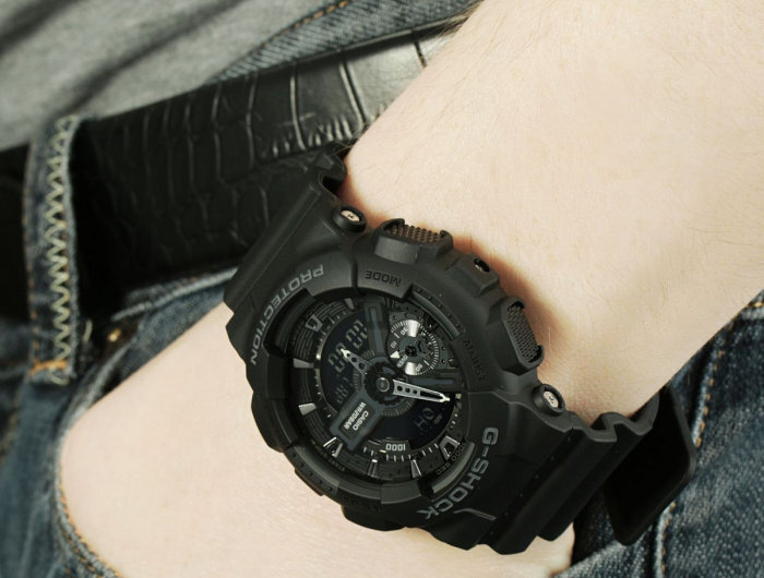 Rokas pulkstenis Casio G-SHOCK GA-110-1BER цена и информация | Vīriešu pulksteņi | 220.lv