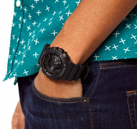 Rokas pulkstenis Casio G-SHOCK GA-110-1BER cena un informācija | Vīriešu pulksteņi | 220.lv