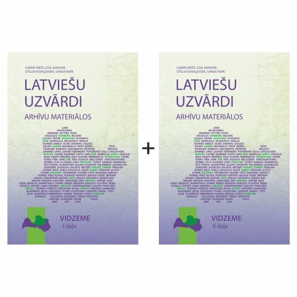 Latviešu uzvārdi arhīva materiālos Vidzeme 1 un 2 daļas цена и информация | Vēstures grāmatas | 220.lv