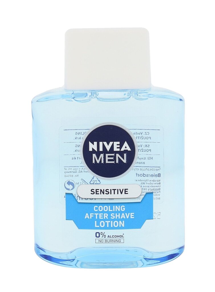 Sejas mitrināšanas līdzeklis Nivea After Shave Cooling Sensitive 100 ml cena un informācija | Skūšanās piederumi, kosmētika | 220.lv