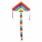 Liels trīsstūrveida varavīksnes pūķis bērniem cena un informācija | Gaisa pūķi | 220.lv