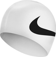 Плавательная шапочка Nike Os Big Swoosh белый NESS8163-100 цена и информация | Шапочки для плавания | 220.lv